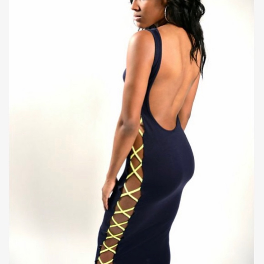Navy Maxi dress
